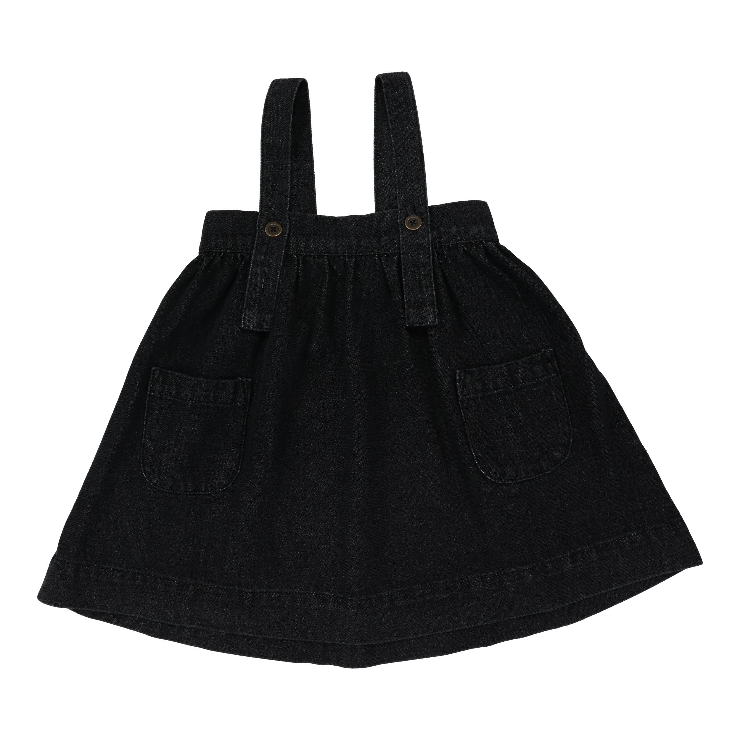 Lil Legs Denim Jumper - Black Denim Lil Legs Denim Jumper - Black Denim