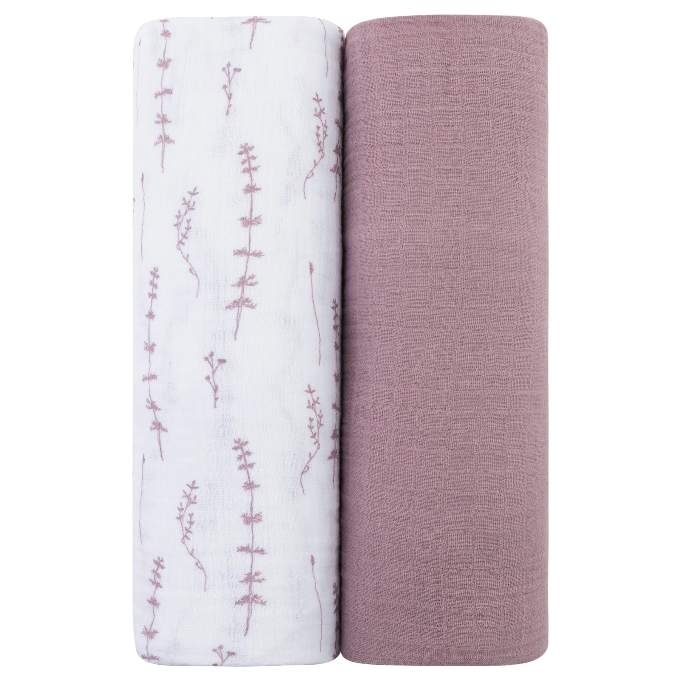 Two Pack Muslin Swaddles