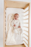 Velour Bee Footie Set