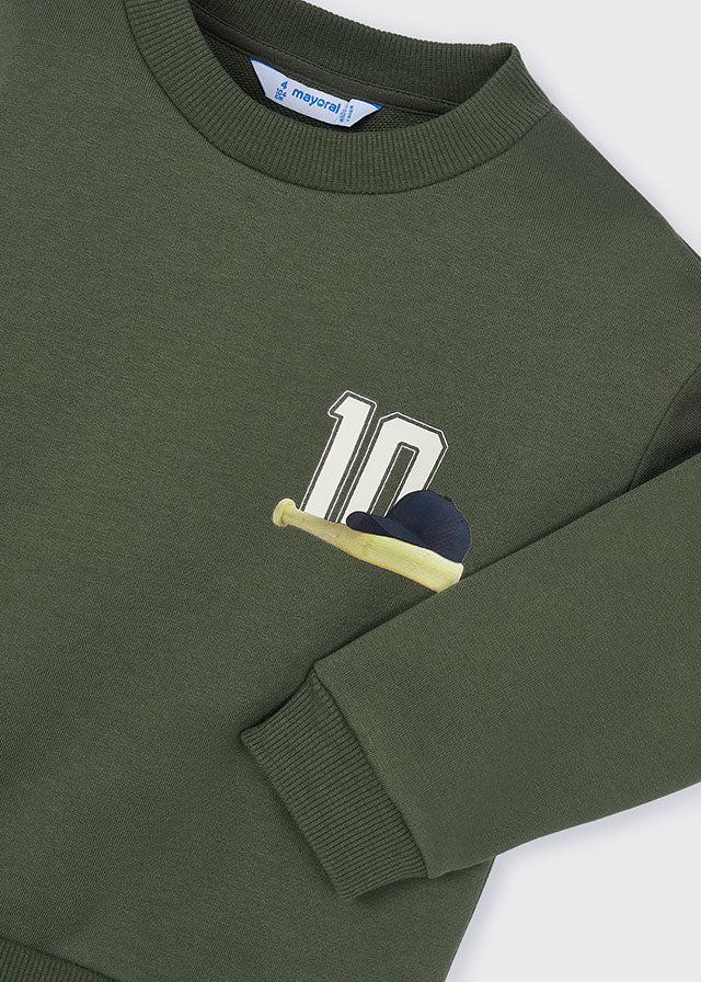 Back Print Pullover