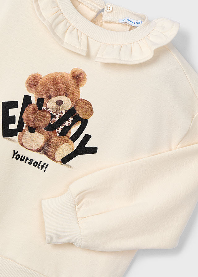 Ruffled Collar Pullover