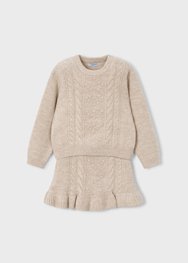 Tricot Skirt Set