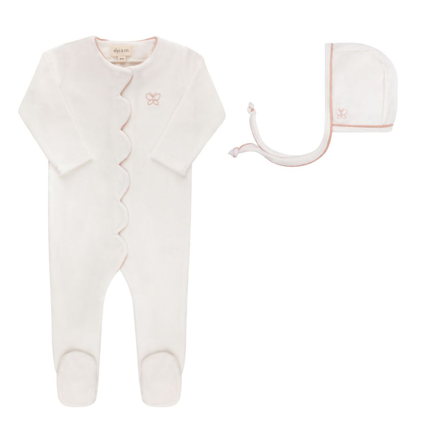 Velour Embroidered Butterfly Collection