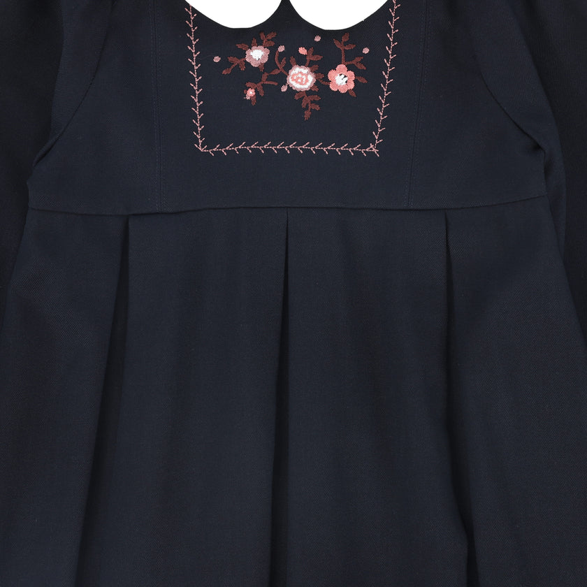 Wool Embroidered Dress