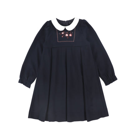 Wool Embroidered Dress
