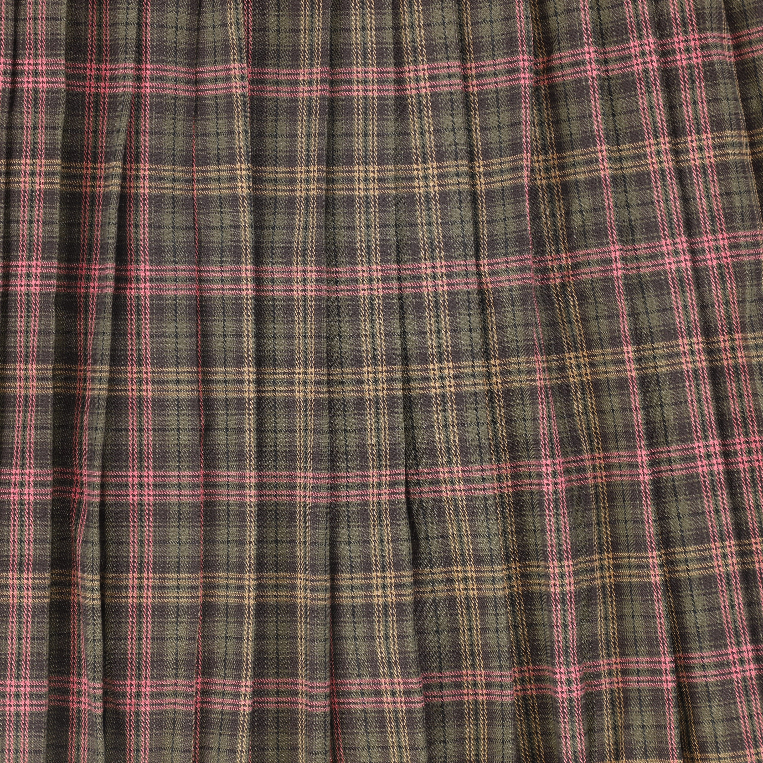 Colorful Plaid Maxi Skirt