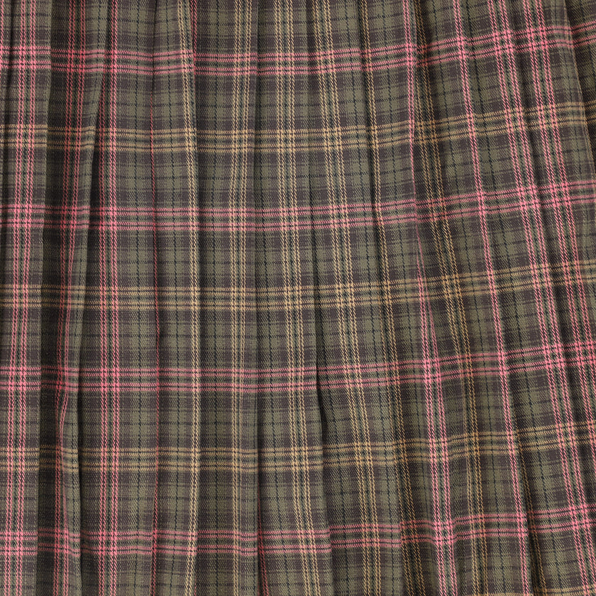 Colorful Plaid Maxi Skirt