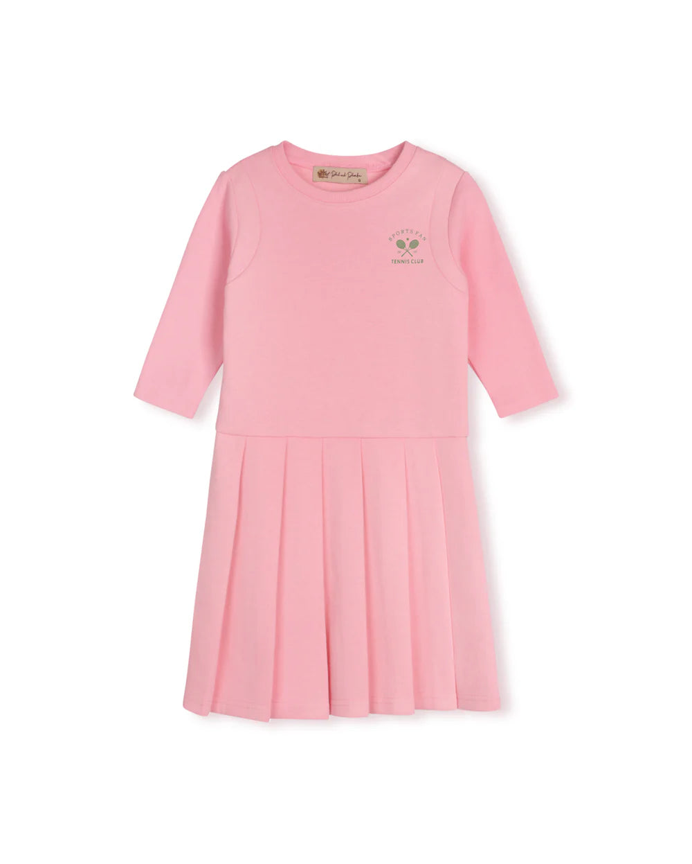 Racket Pleated Skirt Dress