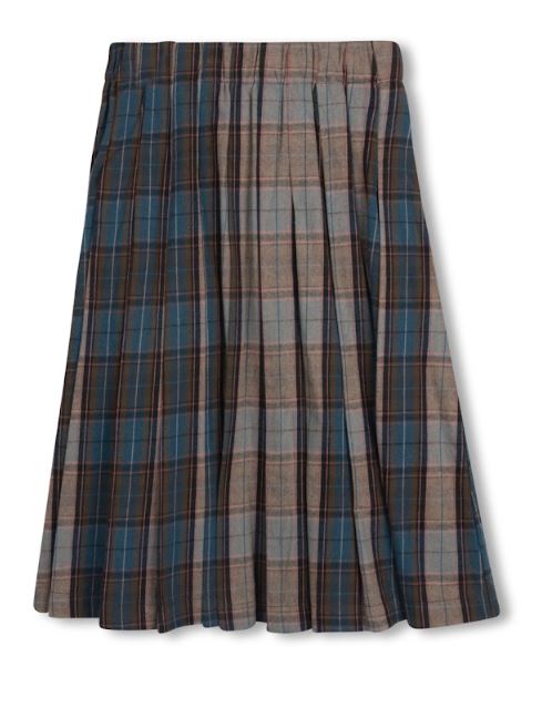 Erno Plaid Pleated Skirt