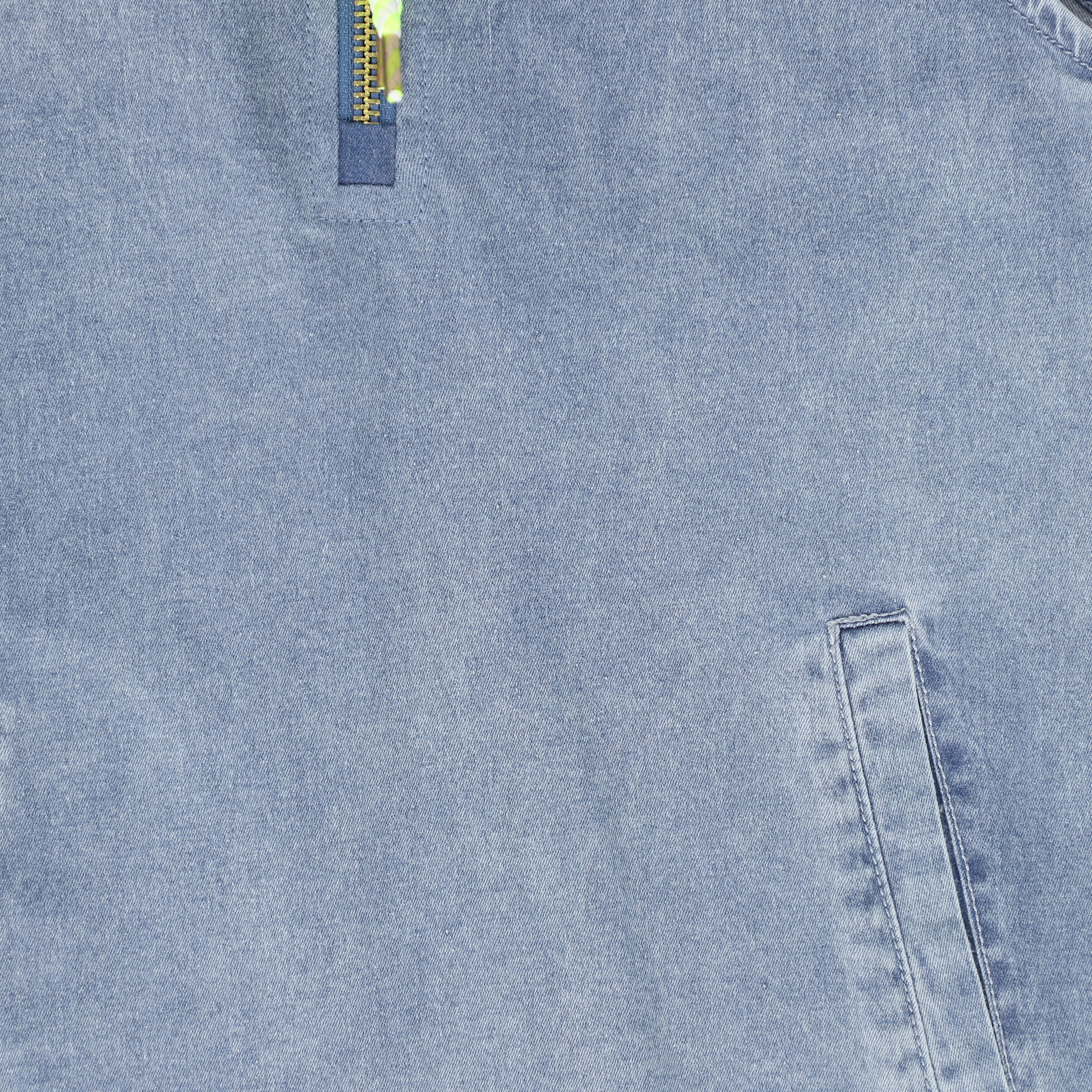 Bace rope Zipper Collared Jumper