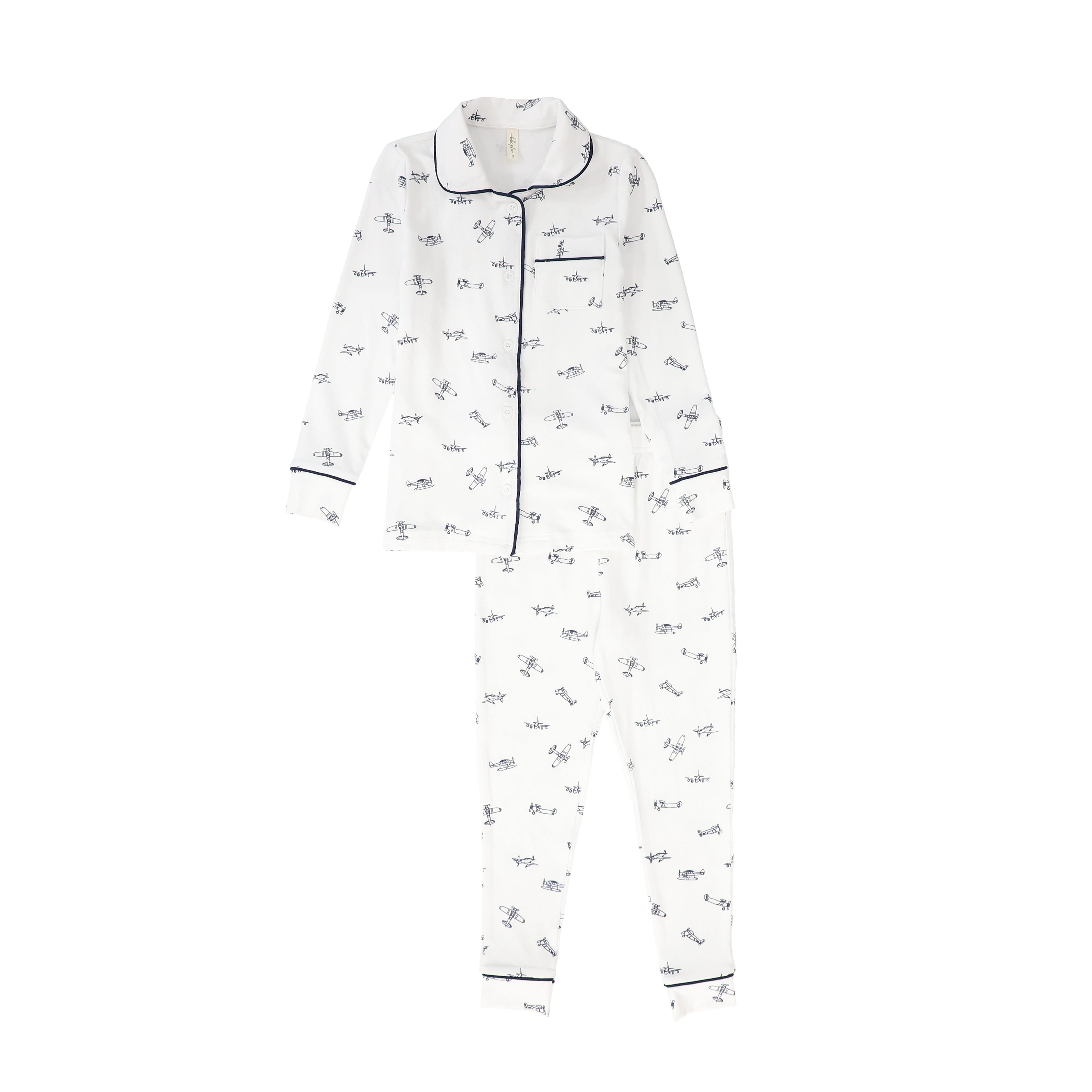 Bebe Jolee Piped Printed Pajama