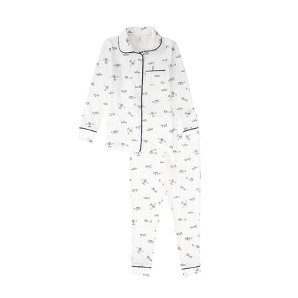 Bebe Jolee Piped Printed Pajama