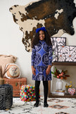 Nacy and Grey Floral Design Dress