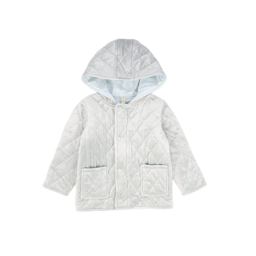 Velour Quilted Jacket