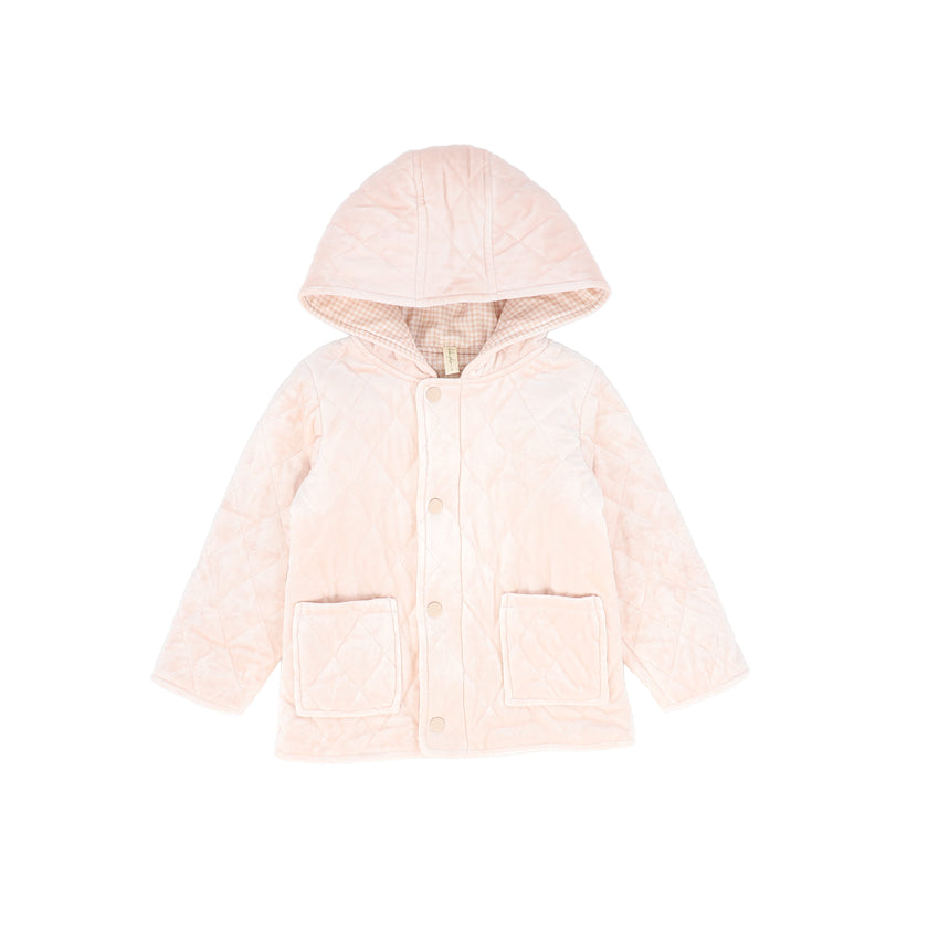 Velour Quilted Jacket