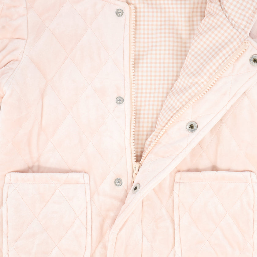Velour Quilted Jacket