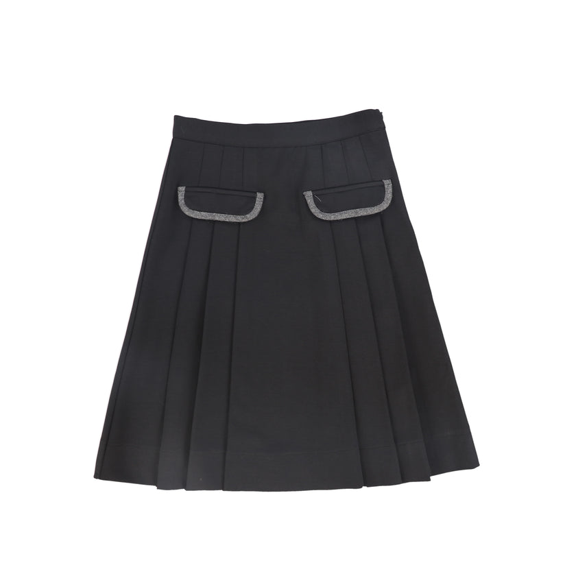 Pocket Pleated Skirt