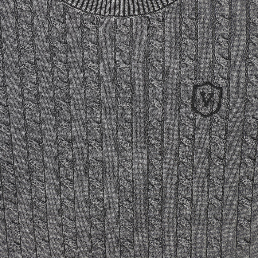 Mineral Wash Cable Knit Sweater fw25