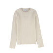 Ribbed Knit Embroidered Sweater