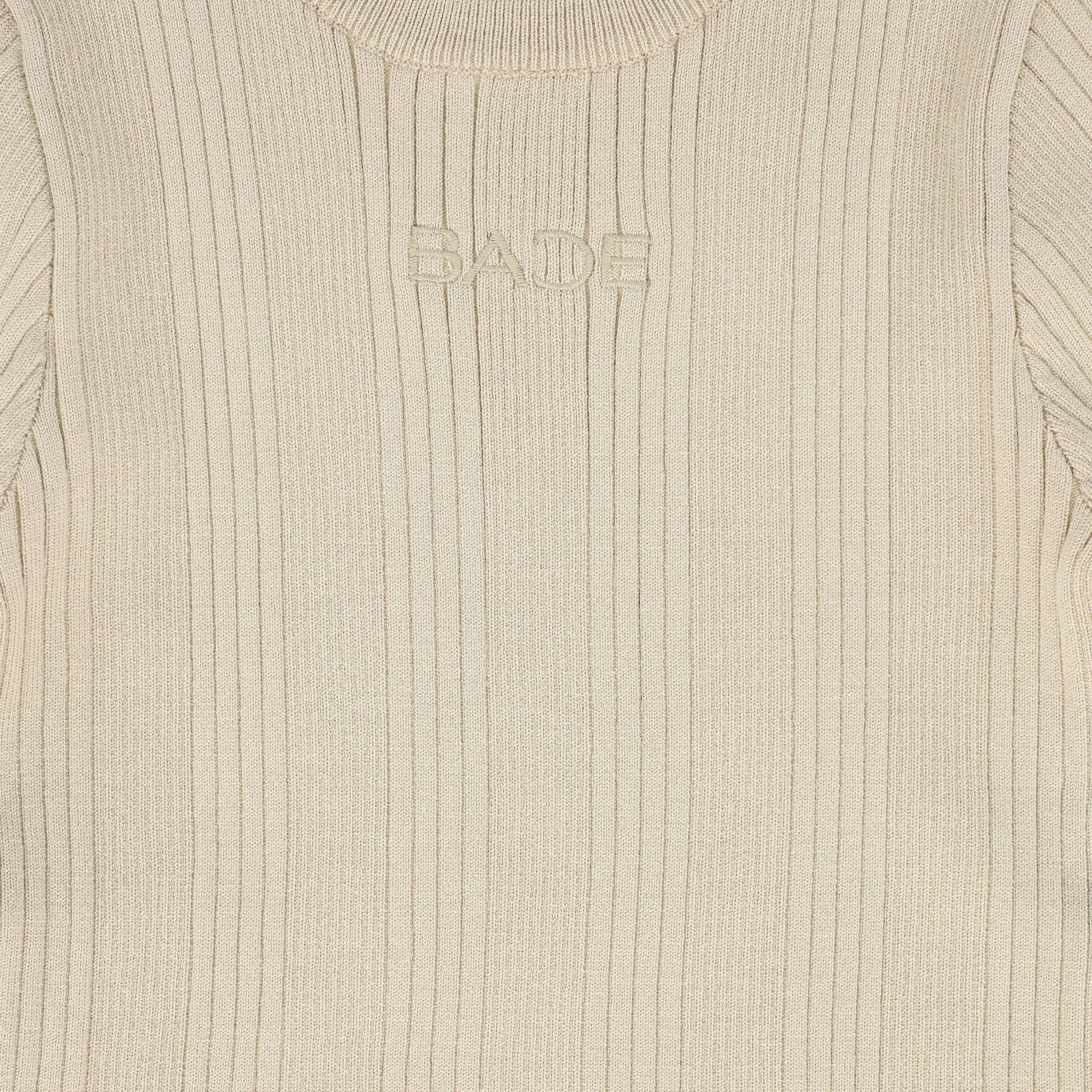 Ribbed Knit Embroidered Sweater