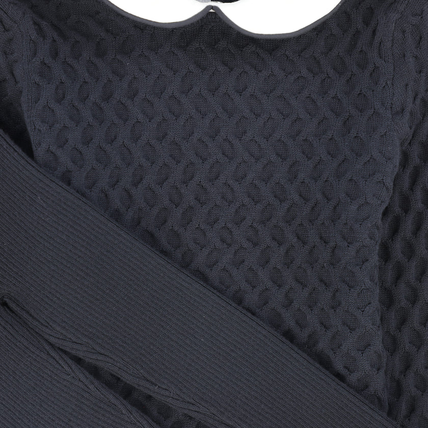 Textured Crochet Knit Set