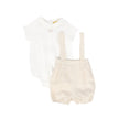 Le Bourdon Linen Bubble Overalls Set