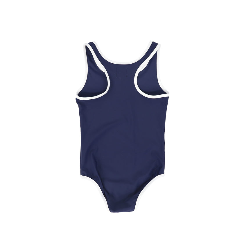 Water Club Embroidered Patch Swimsuit