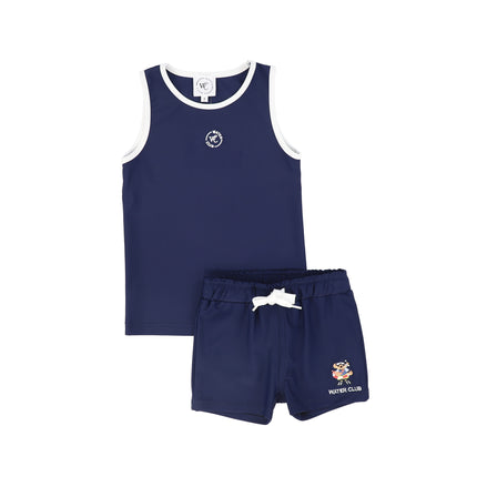 Water Club Embroidered Tank Set