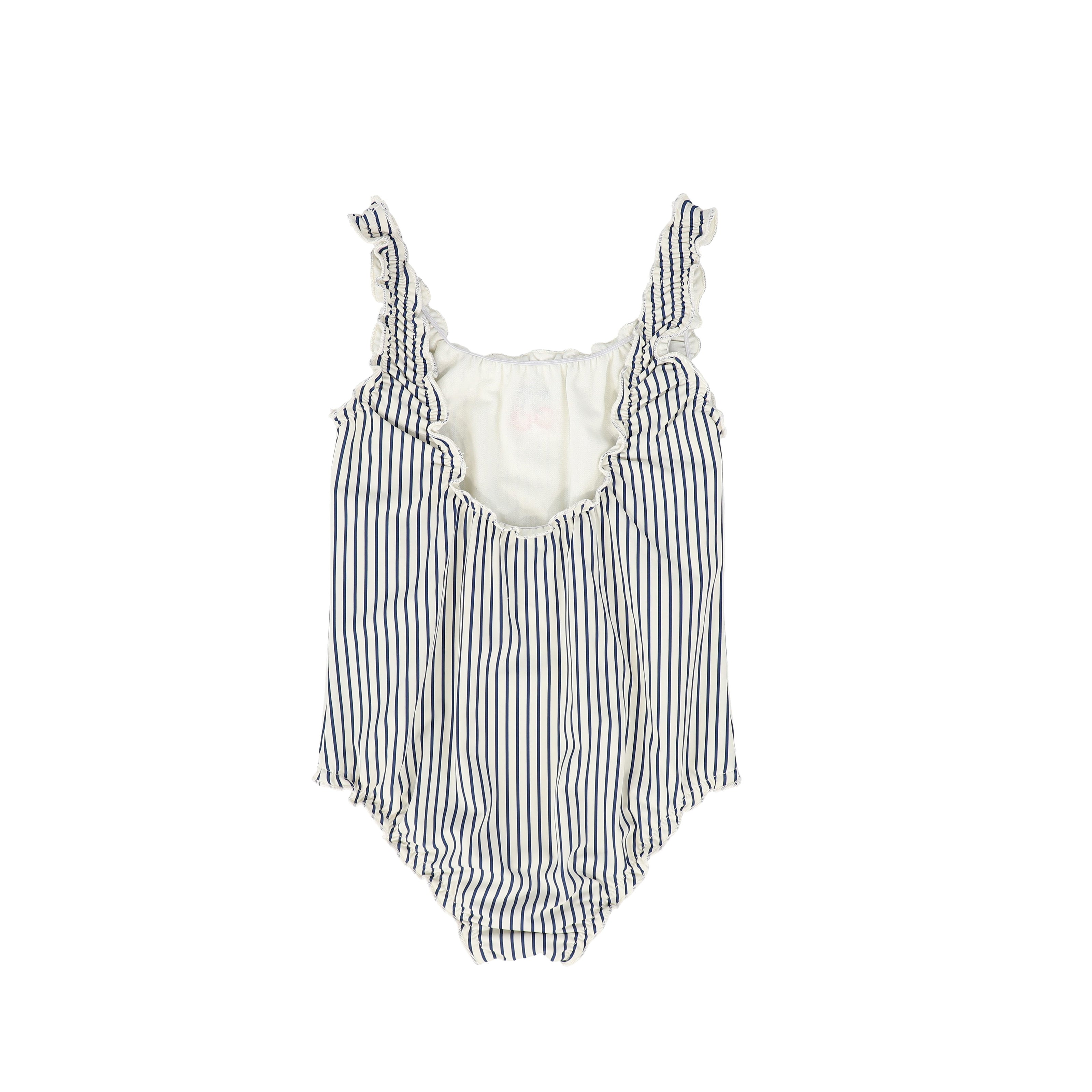 Water Club Gathered Stipe Swimsuit