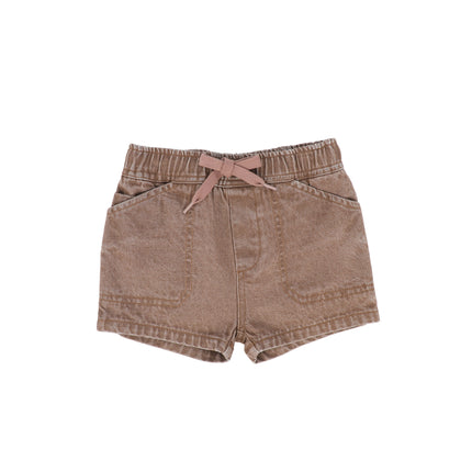 Le Bourdon Denim Pocket Shorts