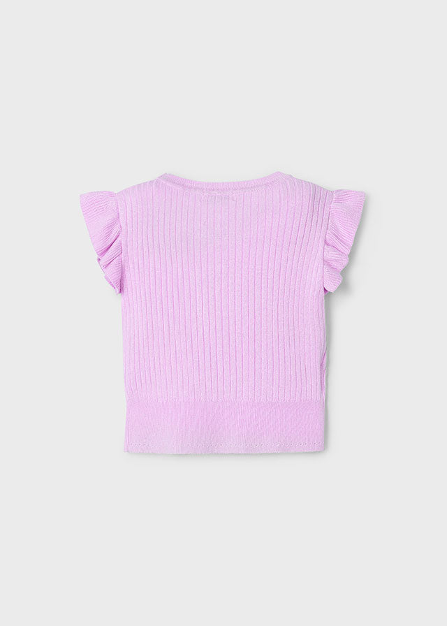 Ribbed Flutter Top