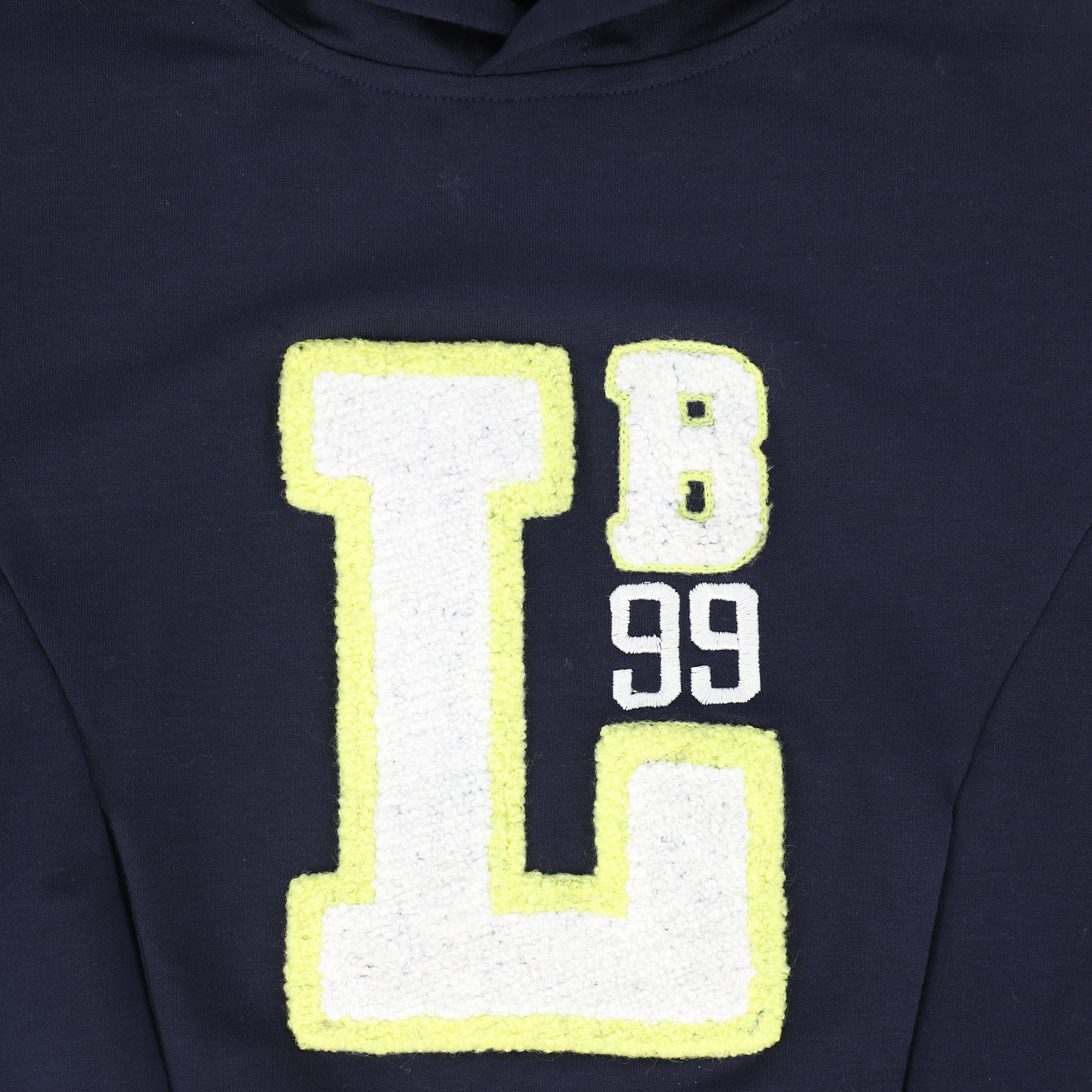 Le Bourdon Letter Patch Sweatshirt Set