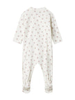 Pink Flowers Footie