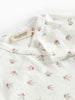 Pink Flowers Footie