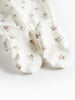 Pink Flowers Footie