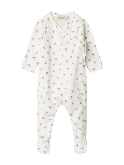 Pink Flowers Footie