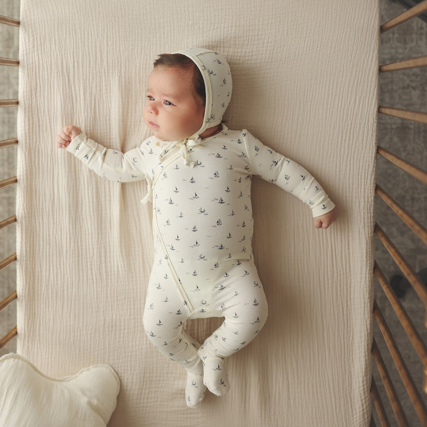 Nautical Footie & Hat