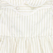 Bace Striped Foral Puff Sleeve Collar Dress