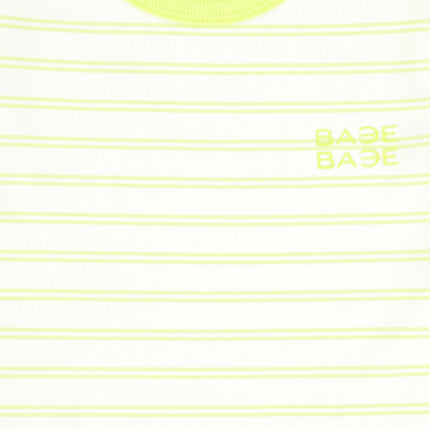Bace Striped Ribbed SS T shirt