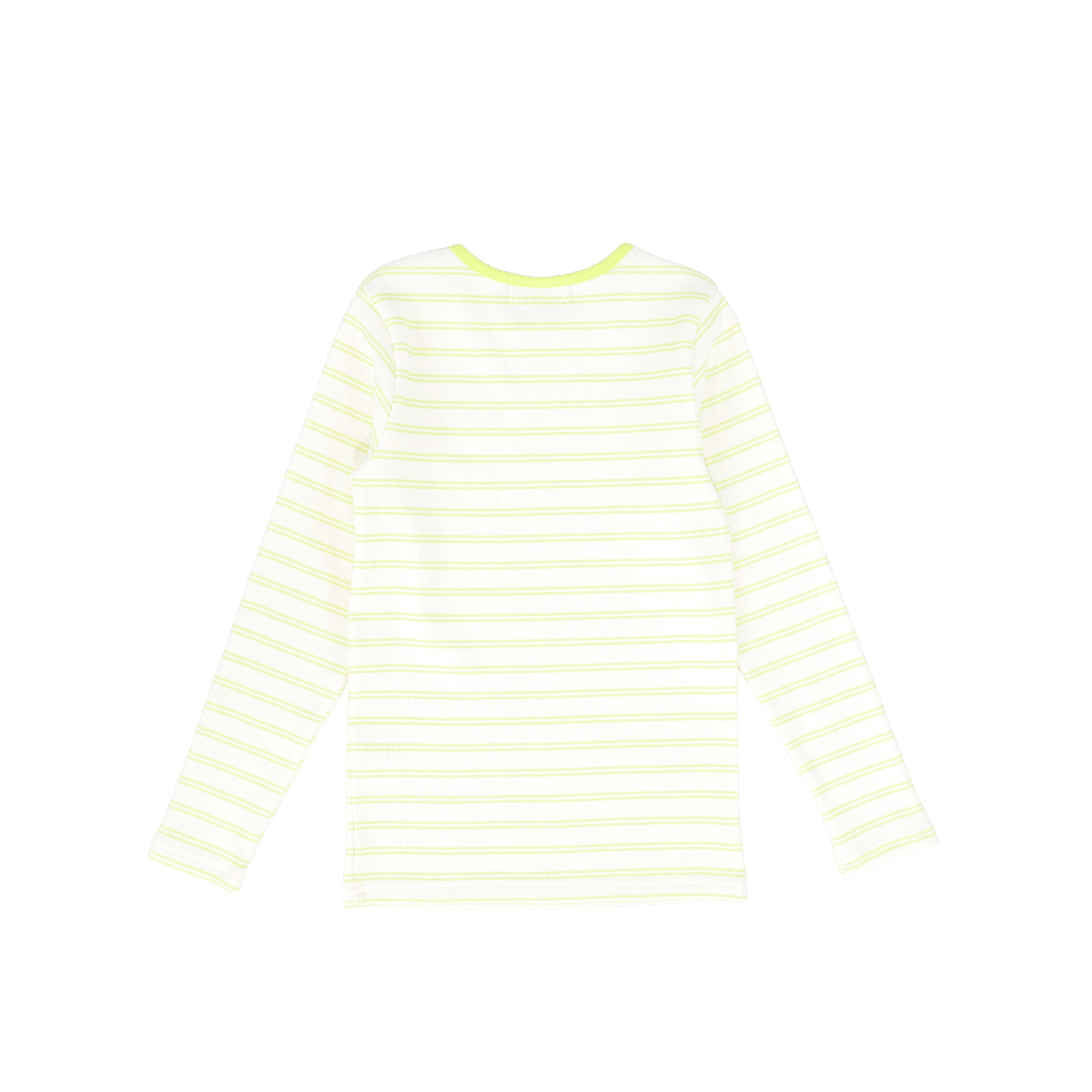 Bace Striped Ribbed LS T shirt