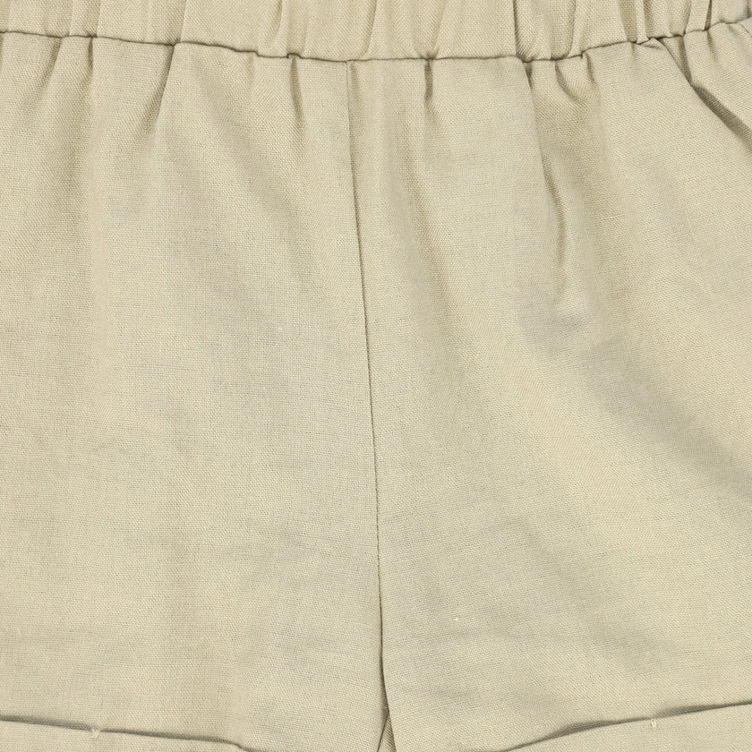 Bace Cuffed Linen Shorts