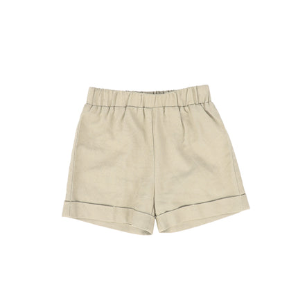 Bace Cuffed Linen Shorts