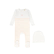 Bebe Jolee Stripe Pointelle Footie