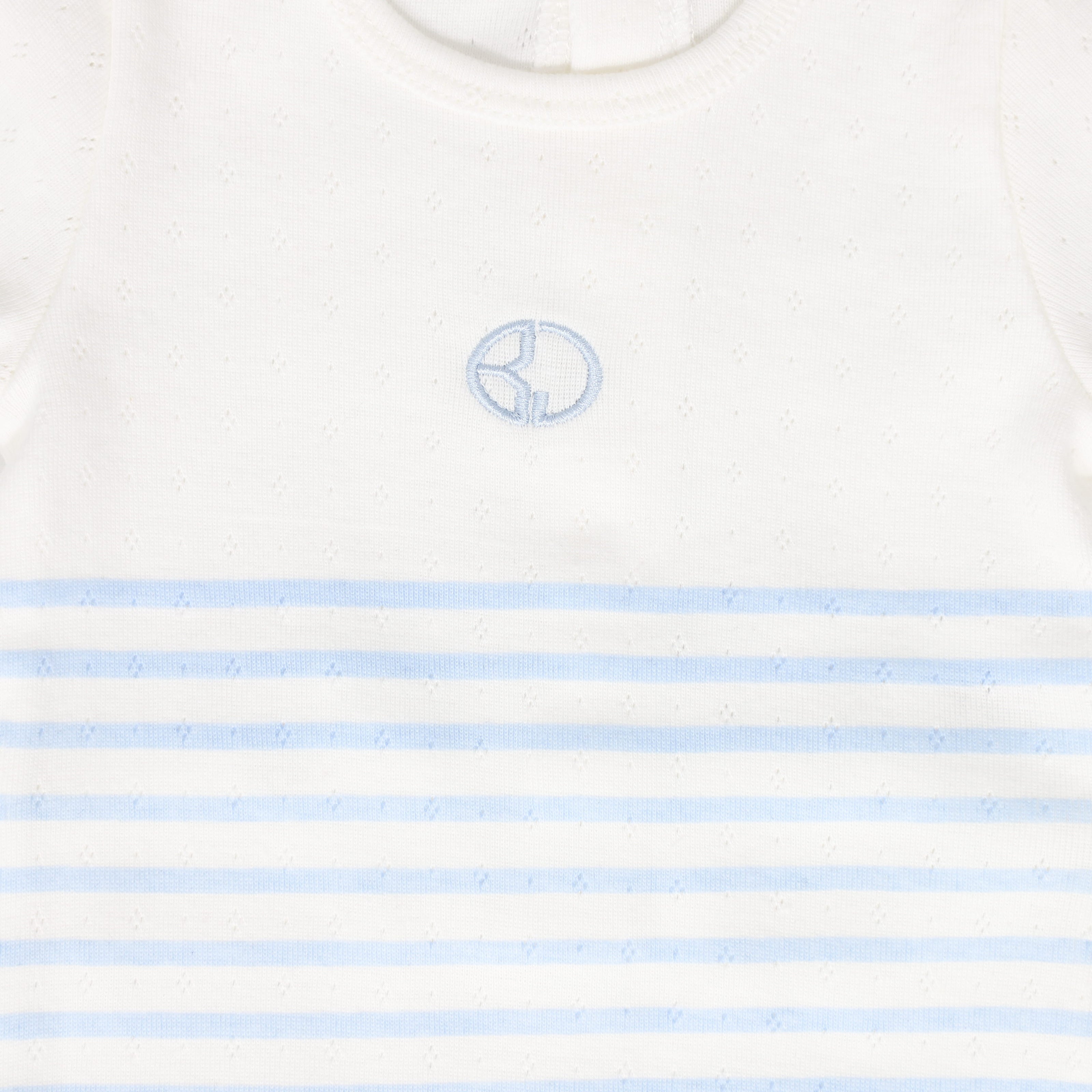 Bebe Jolee Stripe Pointelle Footie