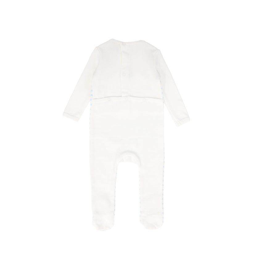 Bebe Jolee Stripe Pointelle Footie