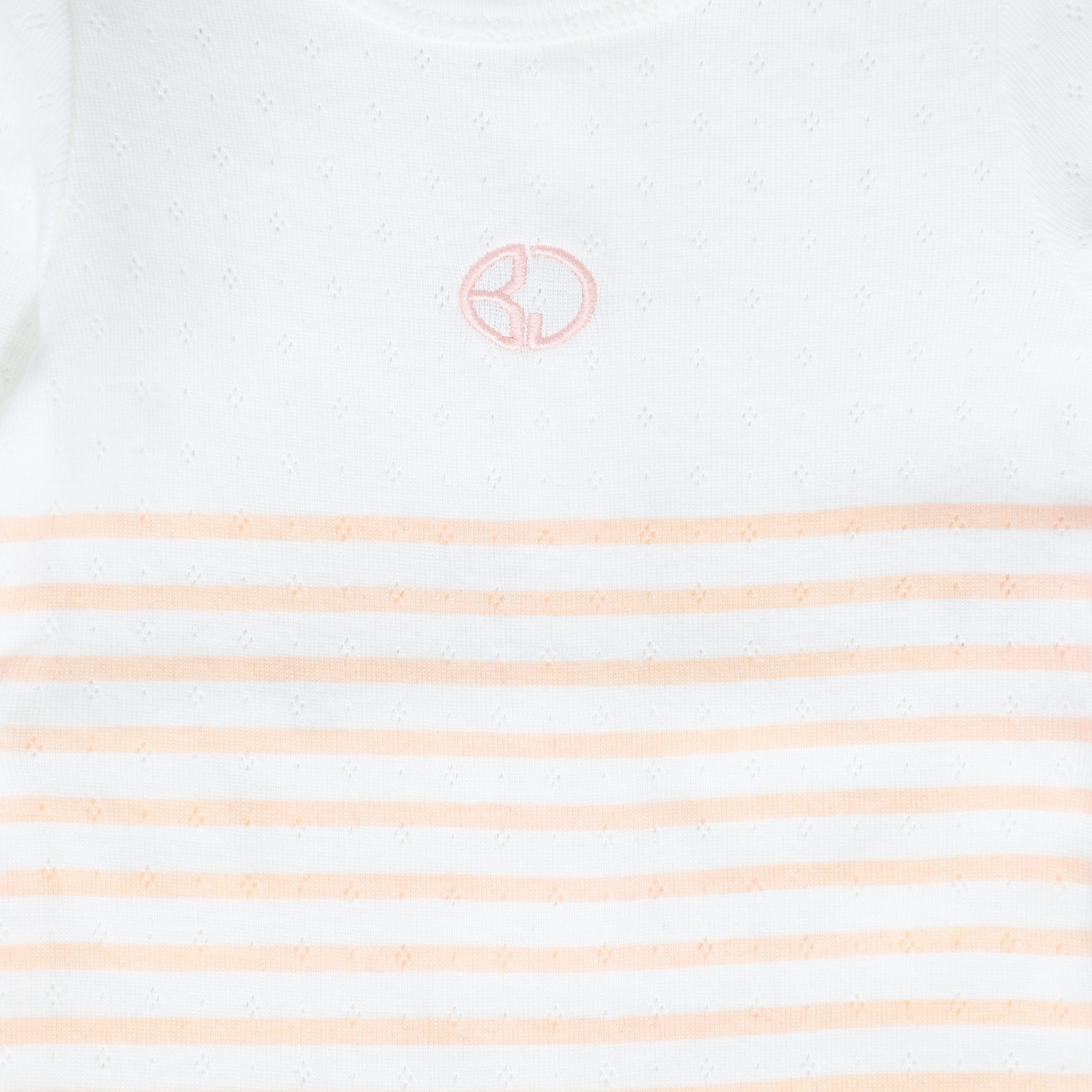 Bebe Jolee Stripe Pointelle Footie