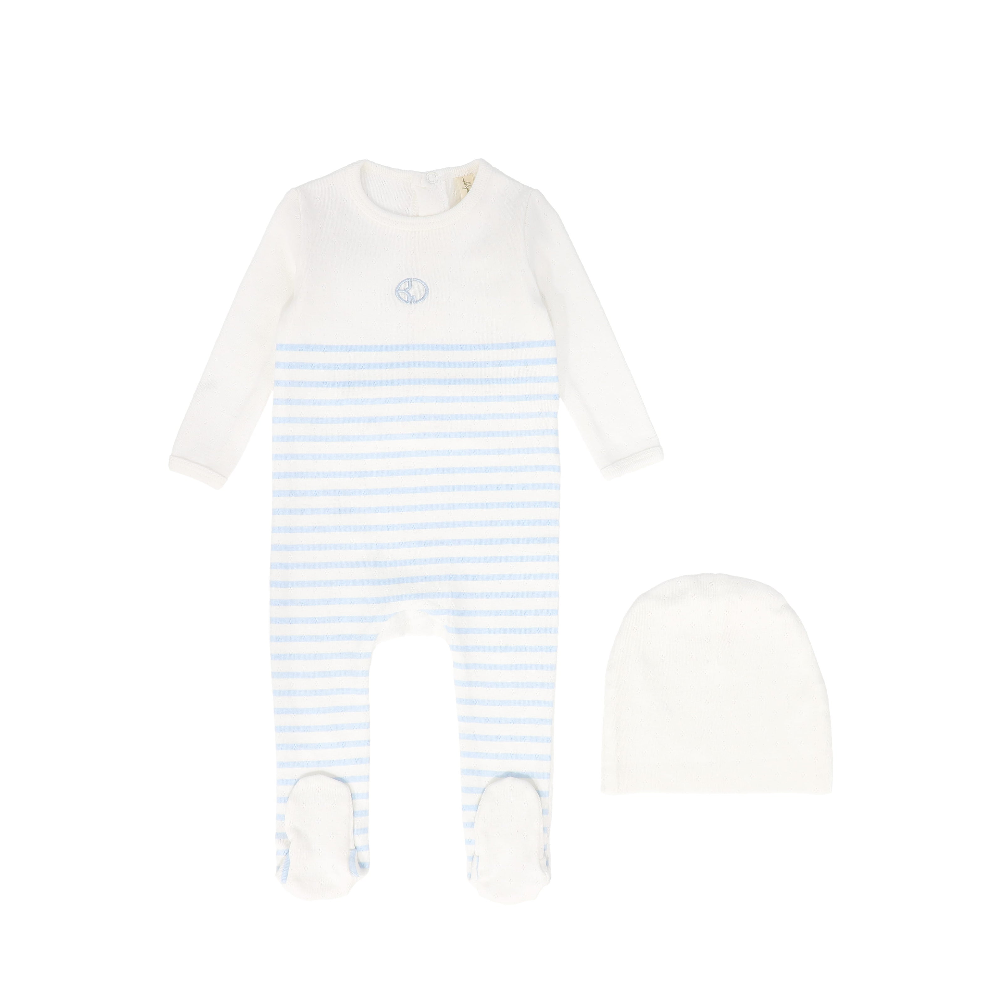 Bebe Jolee Stripe Pointelle Footie