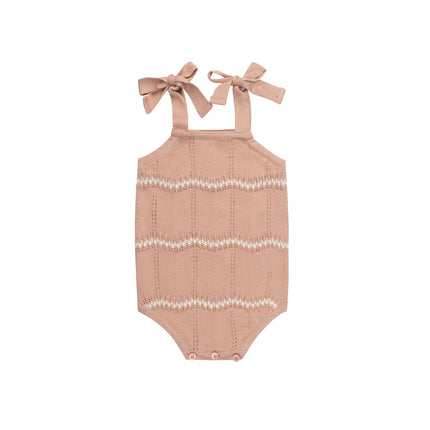 Looms Knit collection girls Romper