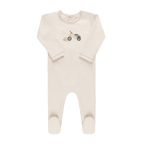 French Terry Bike/Carriage Footie & Beanie