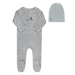 Velour Stripe Collection Footie Set